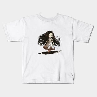 Cute Horror Icon Samara Kids T-Shirt